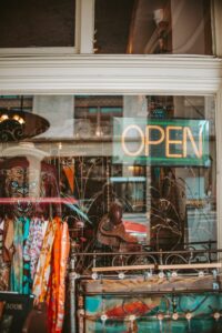 Vintage Shopping Window by Allison Christine from Unsplash