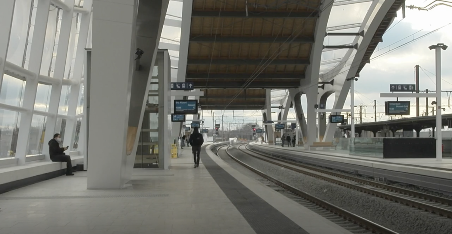 Reportage spoorbypass station Mechelen