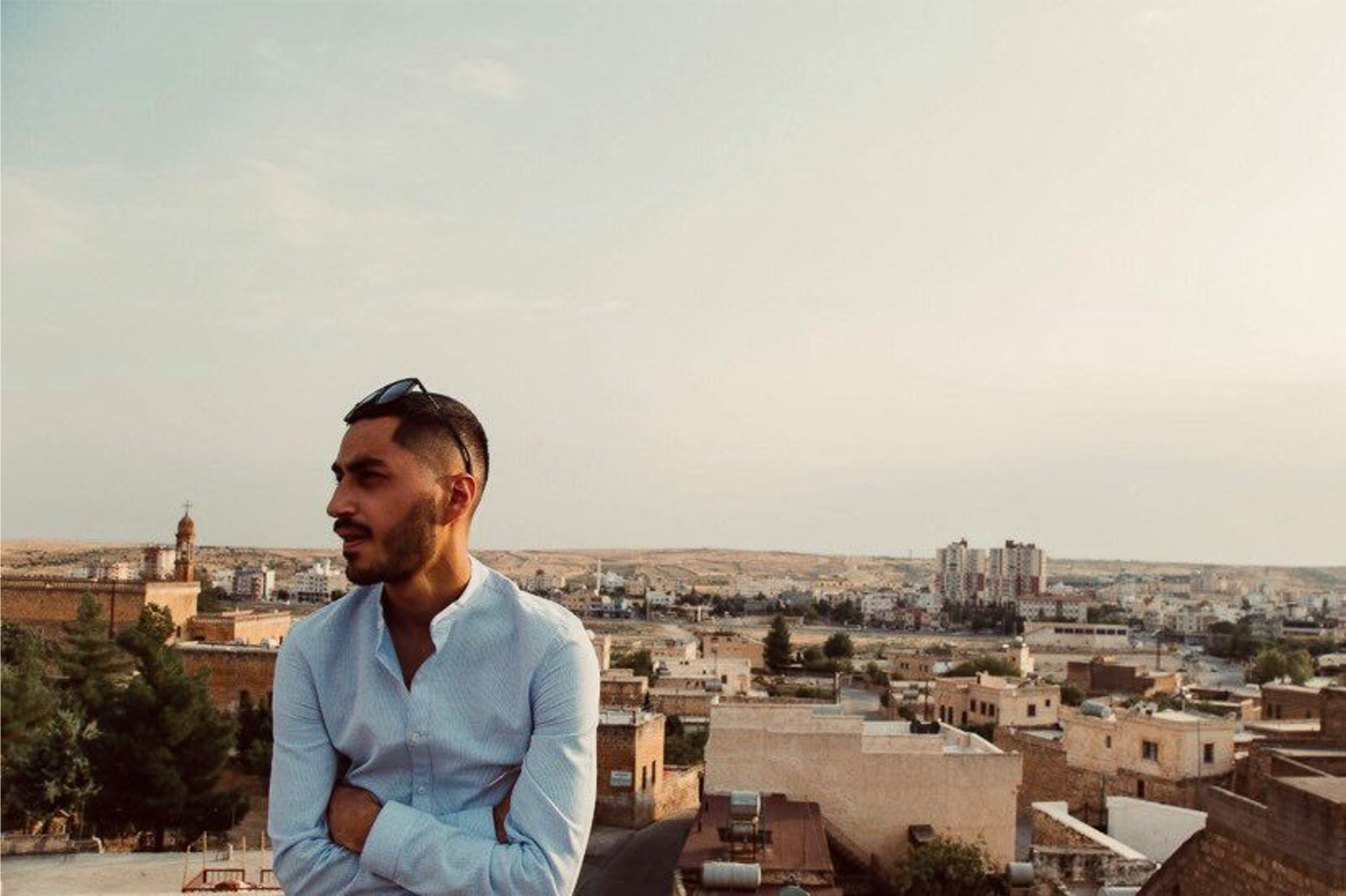 © Louis Delbarre: Alexandro in Midyat, Turkey, at the beginning of his trip