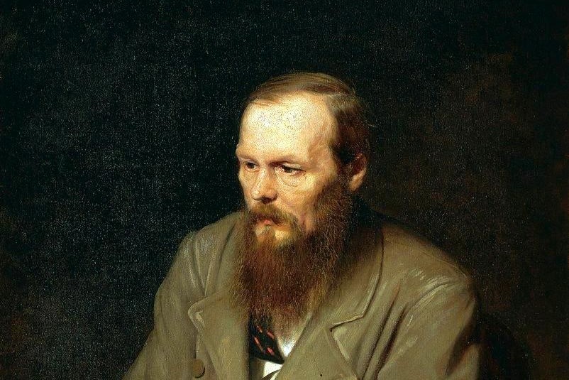 portret van Dostojevski door Vasili Perov (1872)