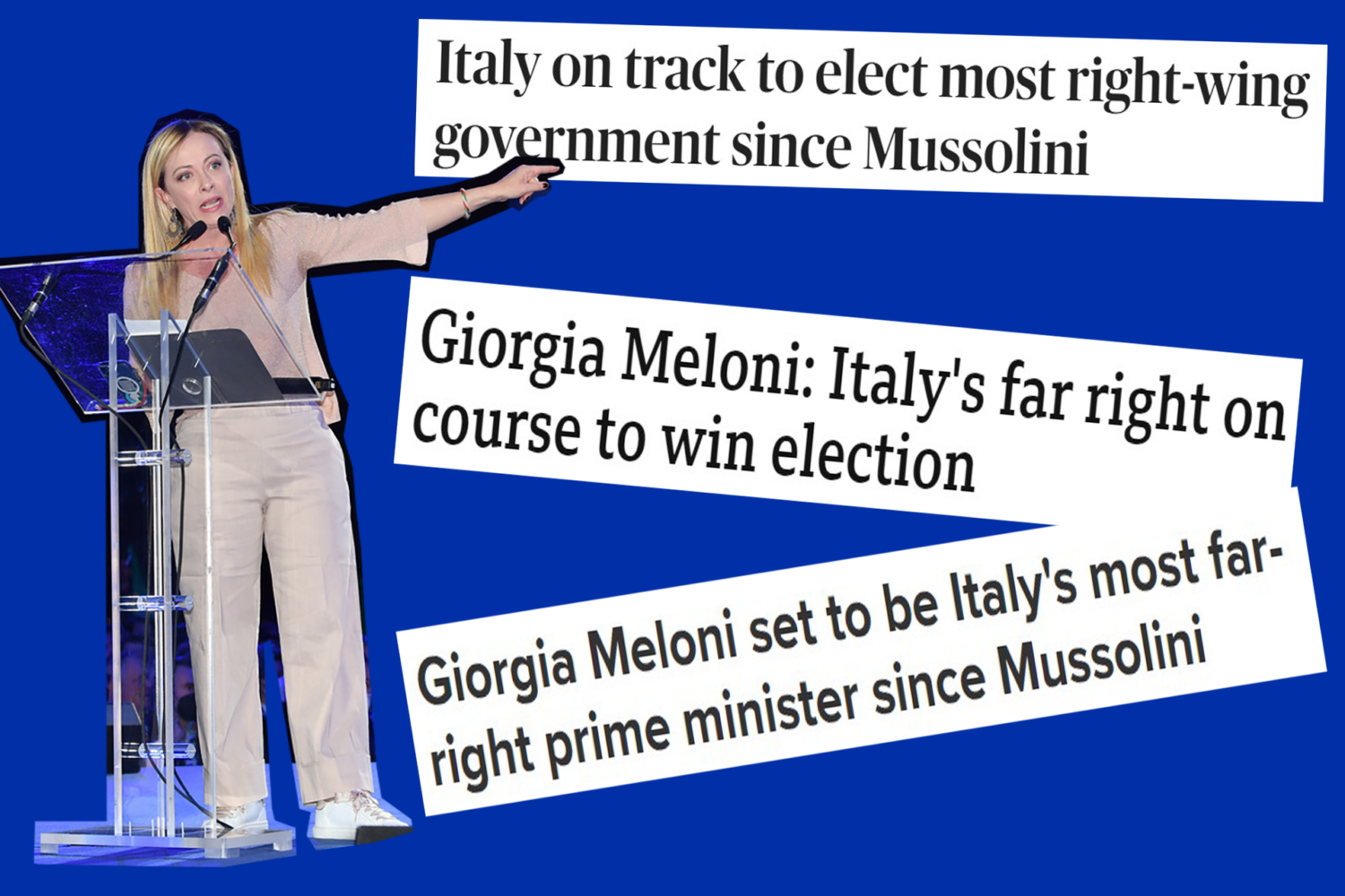 Rightwing Giorgia Meloni about to be the first female Italian prime ...
