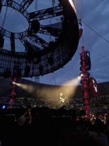 In the King Boudewijn Stadion, Ed Sheeran also worked with LED-screens in his performance.© Lotte van den Hout