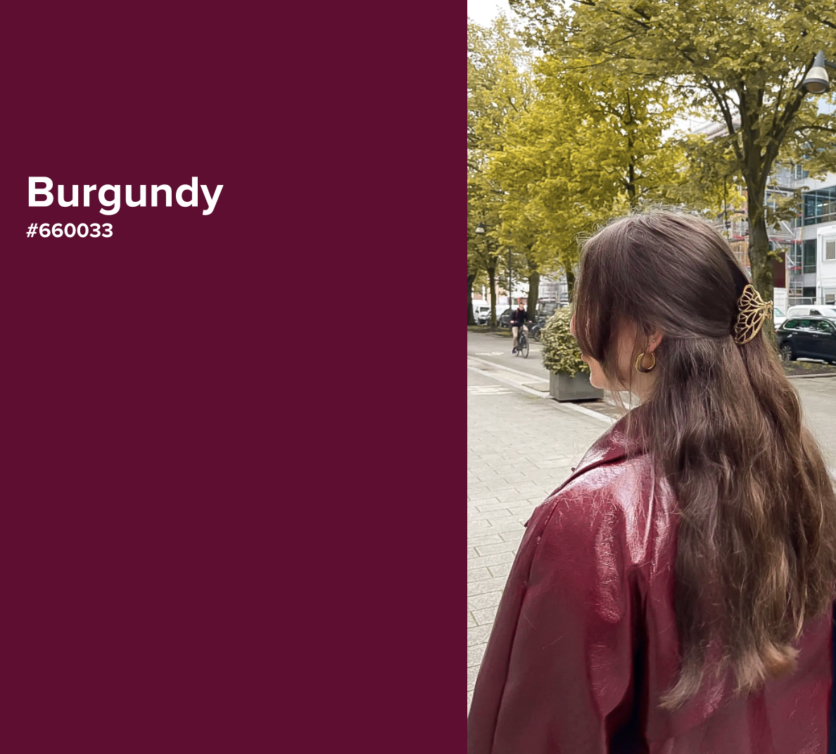 burgundy herfstkleur