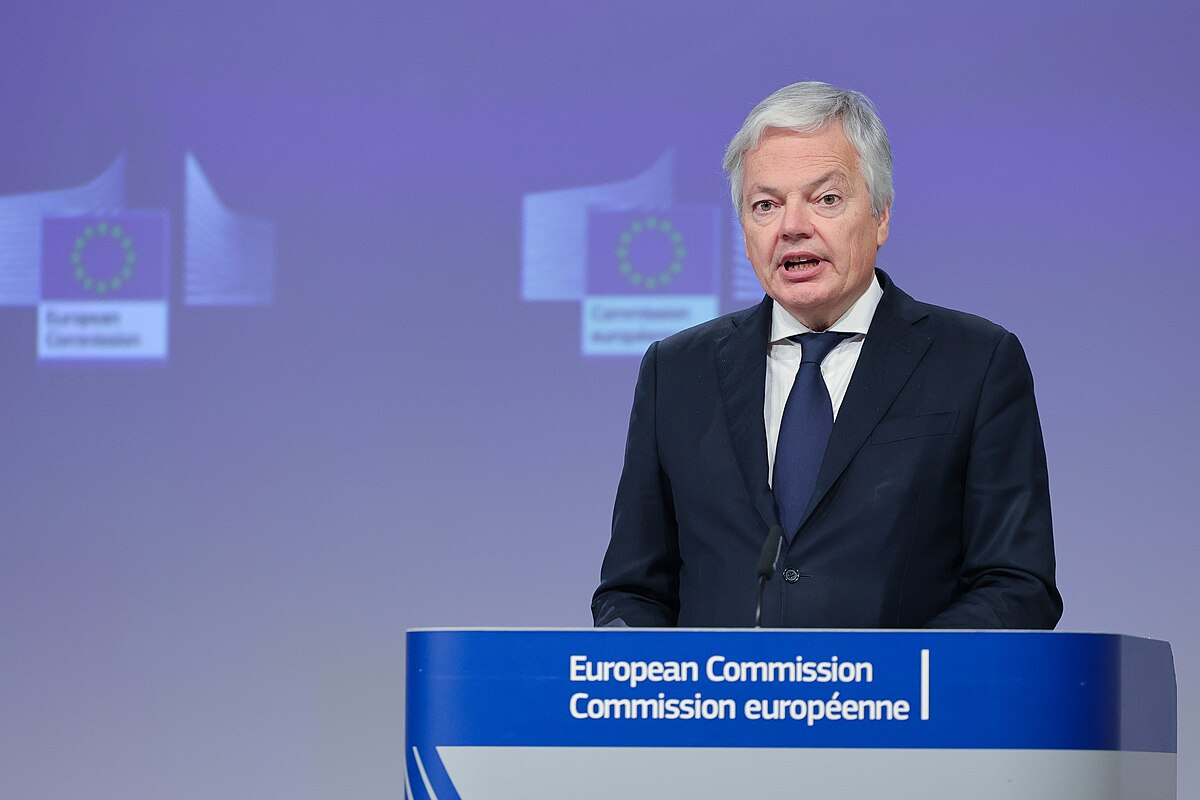 Tot 2024 werkte Reynders als Eurocommissaris bij de EU - © European Union, 2025, CC BY 4.0